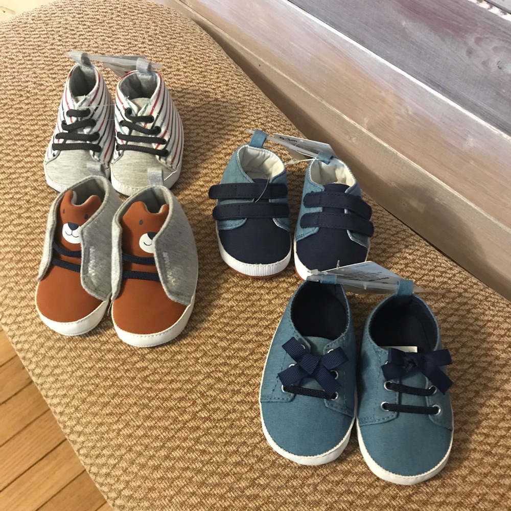 Child of Mine Four baby boy shoes 0-3 months NWT